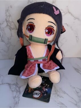 Nezuko Kamado Plush Doll Anime Series  "Demon Slayer: Kimetsu no Yaiba". 8” NWT